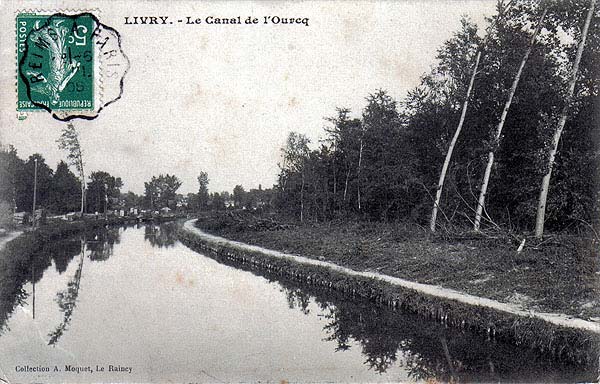 LIVRY. - Le Canal de l'Ourcq